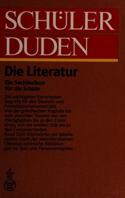 Front cover of Schülerduden, Die Literatur by Gerhard Kwiatkowski