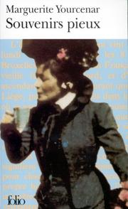 Front cover of Souvenirs pieux by Marguerite Yourcenar