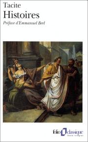 Cover of Histoires by P. Cornelius Tacitus