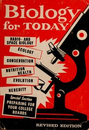 Front cover of Biology for today by Sayles B. Clark