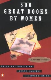 Cover of 500 great books by women by Erica Bauermeister