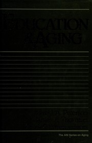 Cover of Education and aging by Peterson, David A.