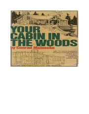 Front cover of Your cabin in the woods by Conrad E. Meinecke