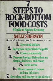 Front cover of 7 steps to rock-bottom food costs by Sally Sherwin