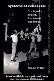 Front cover of Systems of rehearsal by Shomit Mitter