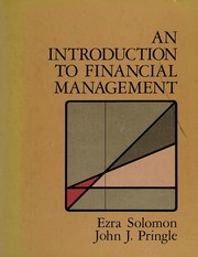 Front cover of An introduction to financial management by Ezra Solomon