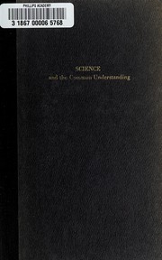 Cover of Science and the common understanding by J. Robert Oppenheimer