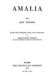 Cover of Amalia by José Mármol