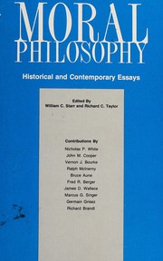Cover of Moral philosophy by Bruce Aune