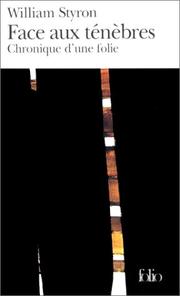 Cover of Face aux ténèbres by William Styron