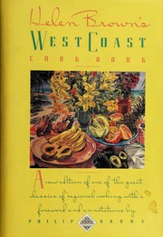 Cover of Helen Brown's West coast cook book by Helen Evans Brown