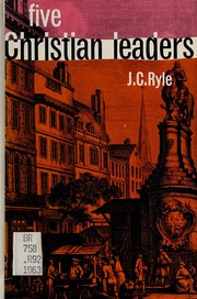 Front cover of Five Christian leaders of the eighteenth century by J. C. Ryle