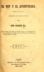 Cover of El rey y el aventurero by Isidoro Gil y Baus