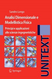 Front cover of Analisi Dimensionale e Modellistica Fisica by Sandro Longo