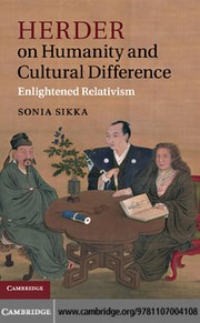Cover of Herder on humanity and cultural difference by Sonia Sikka