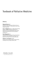 Cover of Textbook of palliative medicine by Eduardo Bruera