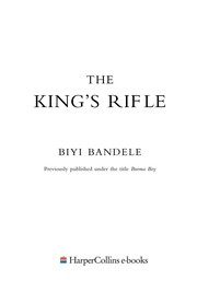 Cover of The king's rifle by Biyi Bandele-Thomas