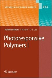 Front cover of Photoresponsive Polymers I by Seth R. Marder
