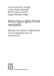 Front cover of Bildungsungleichheit revisited by Ju rgen Budde