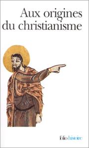 Front cover of Aux origines du christianisme by Pierre Geoltrain