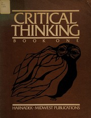 Front cover of Critical Thinking, Book 1 by Anita Harnadek