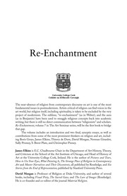 Cover of Re-enchantment by James Elkins