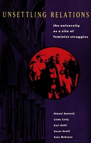 Cover of Unsettling relations by Himani Bannerji
