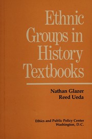 Front cover of Ethnic groups in history textbooks by Nathan Glazer