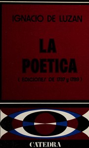 Cover of La poética by Ignacio de Luzán