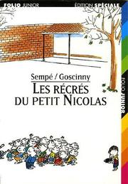 Cover of Les récrés du petit Nicolas by Jean-Jacques Sempé
