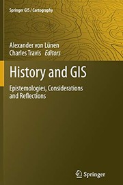Front cover of History and GIS by Alexander Lünen