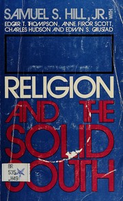 Cover of Religion and the solid South by Samuel S. Hill