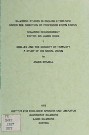 Front cover of Shelley and the concept of humanity by James Brazell