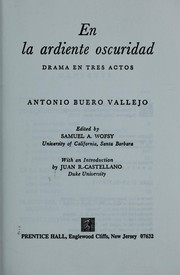 Front cover of En la ardiente oscuridad by Antonio Buero Vallejo