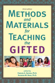 Cover of Methods and materials for teaching the gifted by Frances A. Karnes