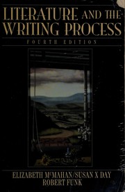 Front cover of Literature and the writing process--Fourth Edition by Elizabeth McMahan