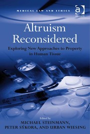 Cover of Altruism reconsidered by Michael Steinmann