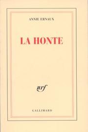 Cover of La honte by Annie Ernaux