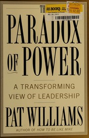 Front cover of The paradox of power by Pat Williams