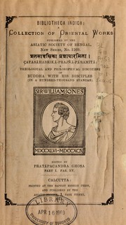 Cover of atasahastrik prajñpramit by Pratpacandra Ghoa