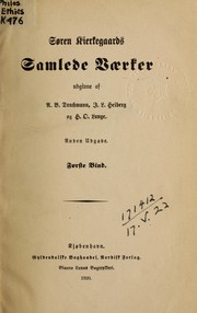 Front cover of Enten - Eller by Søren Kierkegaard