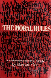 Cover of The moral rules by Bernard Gert