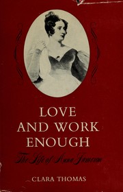 Cover of Love and work enough by Clara Thomas