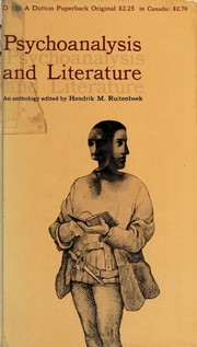 Front cover of Psychoanalysis and literature by Hendrik Marinus Ruitenbeek