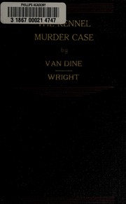 Cover of The kennel murder case by Willard Huntington Wright
