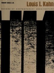 Cover of Louis I. Kahn by Vincent Joseph Scully