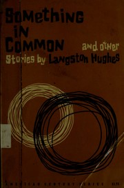 Front cover of Something in common, and other stories by Langston Hughes