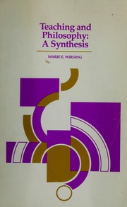 Cover of Teaching and philosophy by Marie E. Wirsing