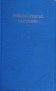 Cover of The philosophical lectures by Samuel Taylor Coleridge