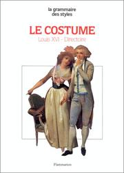 Cover of Le costume by Jacques Ruppert